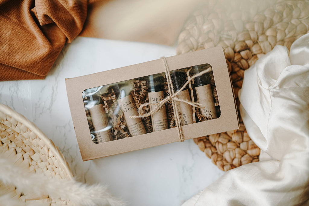 Essential Oil Rollers Gift Set | Roll On + Roller Bottles