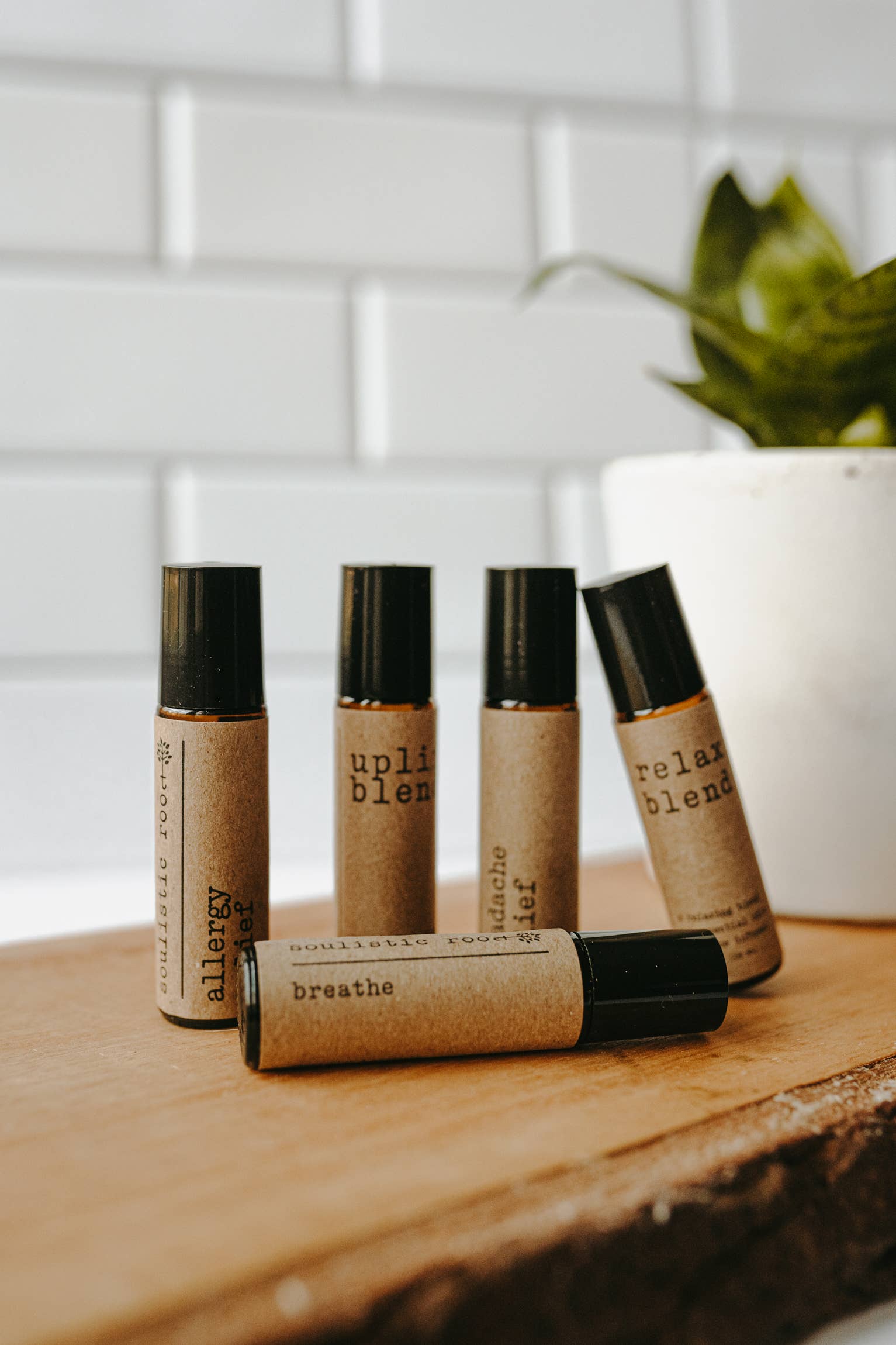 Essential Oil Rollers Gift Set | Roll On + Roller Bottles