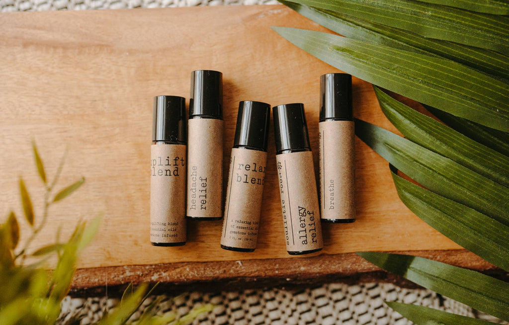 Essential Oil Rollers Gift Set | Roll On + Roller Bottles