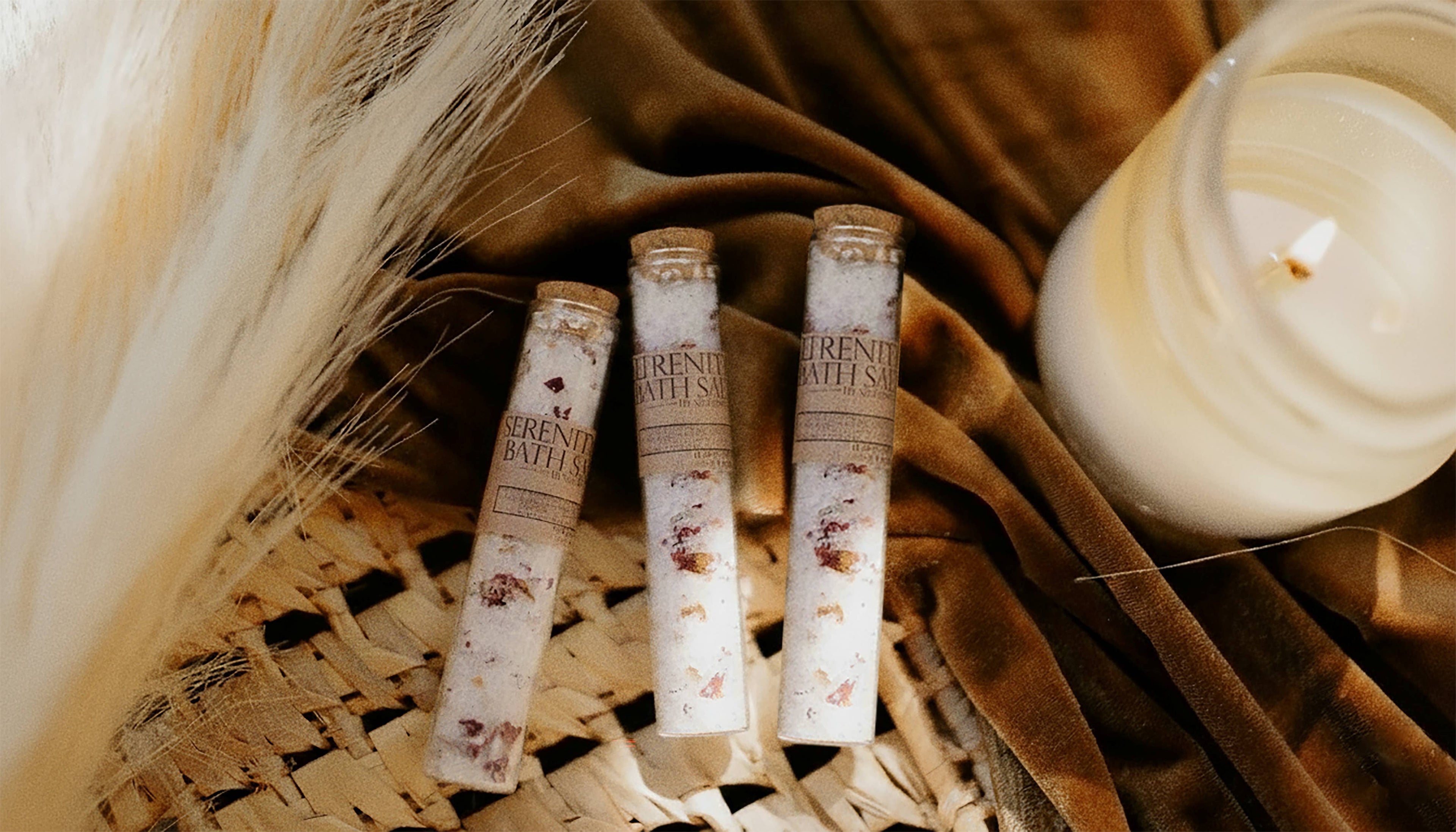 Herbal Bath Salts  | Made With Dried Flowers