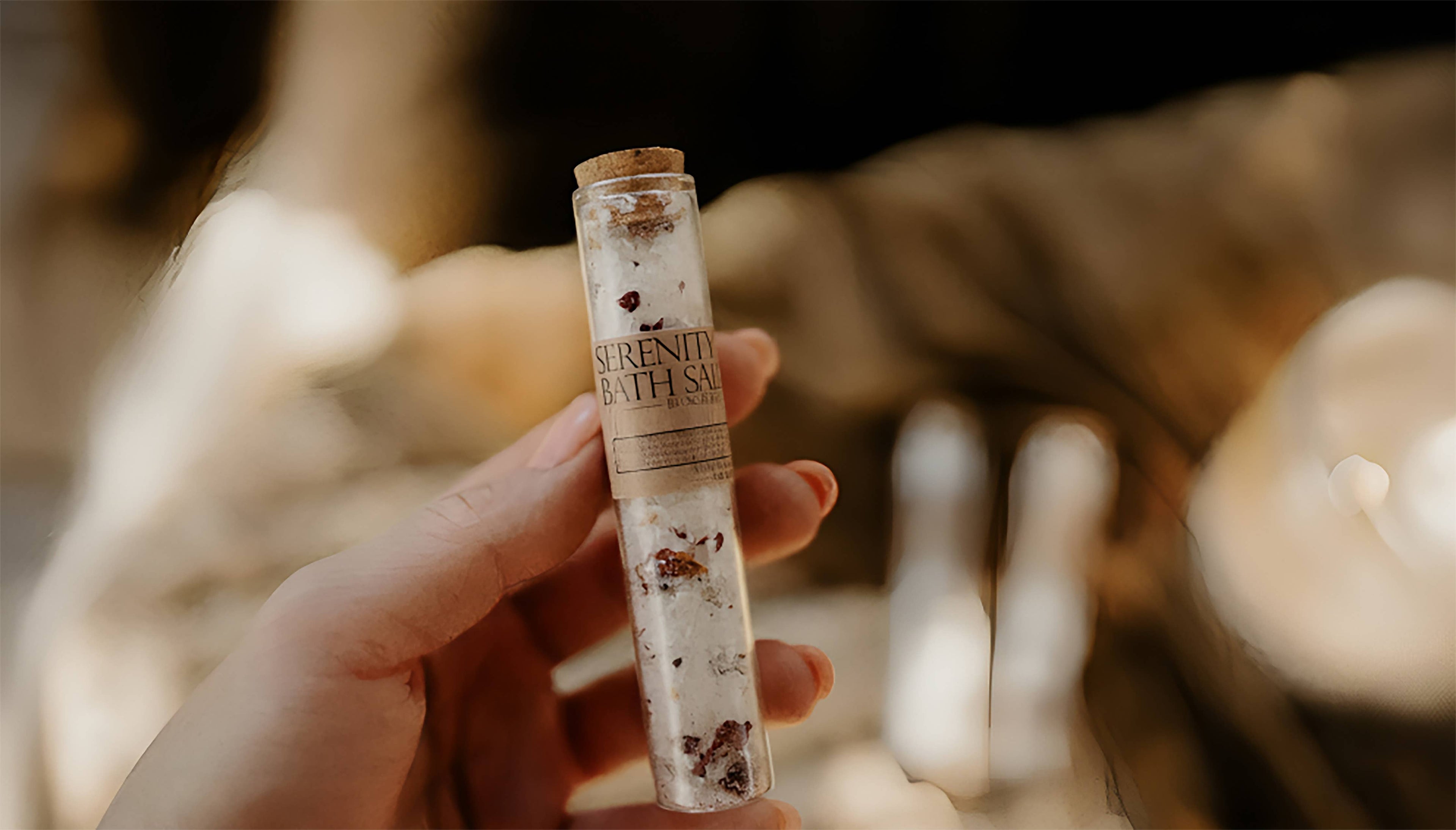 Herbal Bath Salts  | Made With Dried Flowers